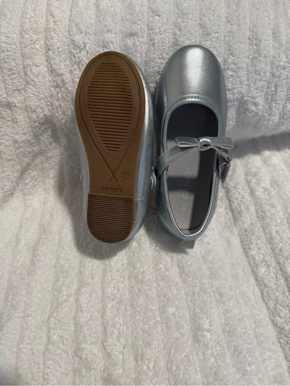 Carters shiny silver